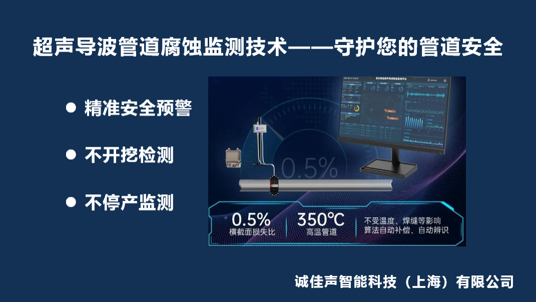 诚佳声新品发布｜超声导波管道腐蚀监测技术上线